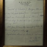 The Original Bill of Sale for the Beverly Record Shop, May 1967
